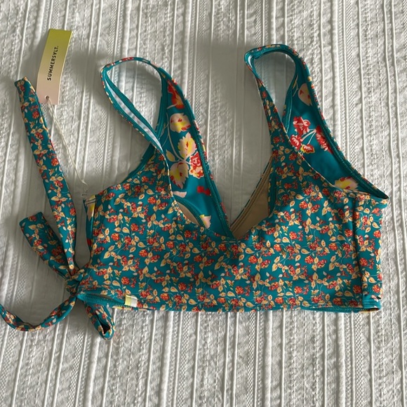 NWT Summersalt Terrace Floral Bikini Set - Size 4 - Picture 8 of 9